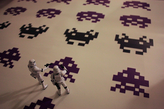 Illustration for article titled Stormtroopers Love Mario Kart, Tetris, Space Invaders